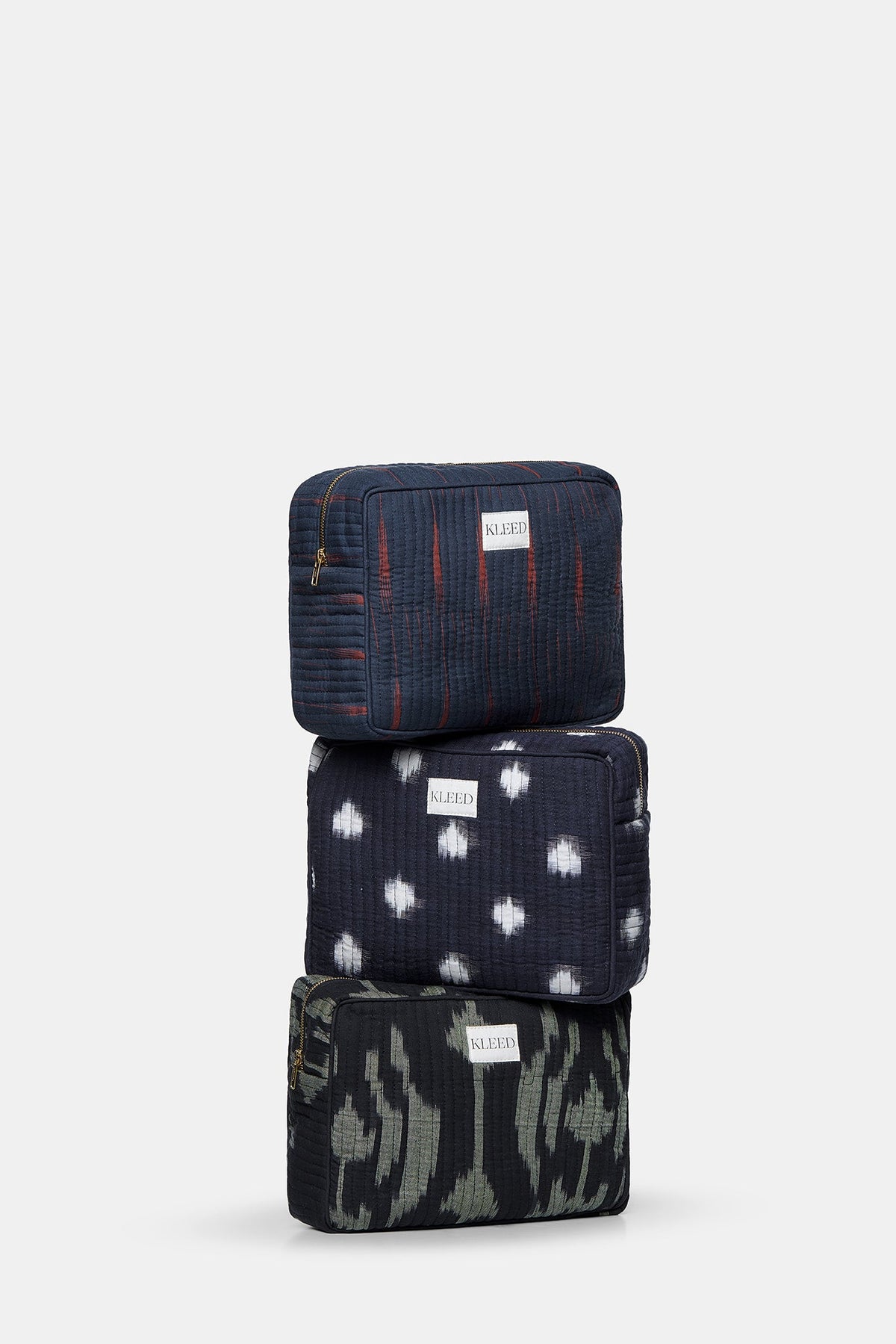Brick Blues Midi Pouch in ONE SIZE DARK BLUE - Sustainable Fashion by KLEED LOUNGEWEAR
