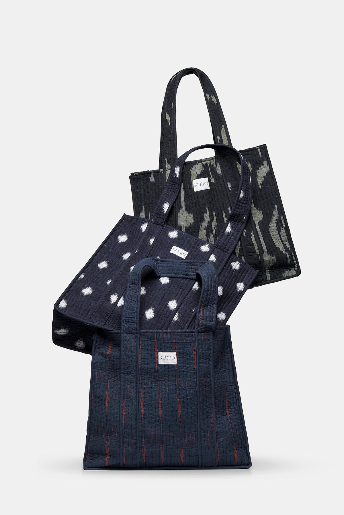 Congo Tote Bag in ONE SIZE BLACK - Sustainable Fashion by KLEED LOUNGEWEAR