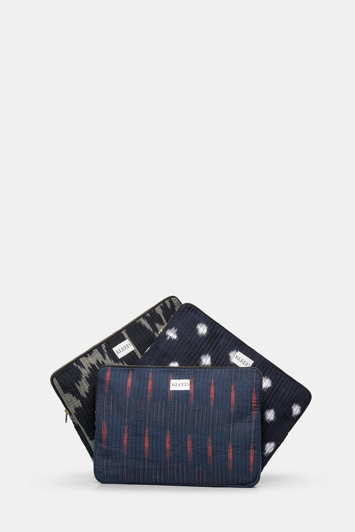 Brick Blues Computer Case in ONE SIZE DARK BLUE - Sustainable Fashion by KLEED LOUNGEWEAR