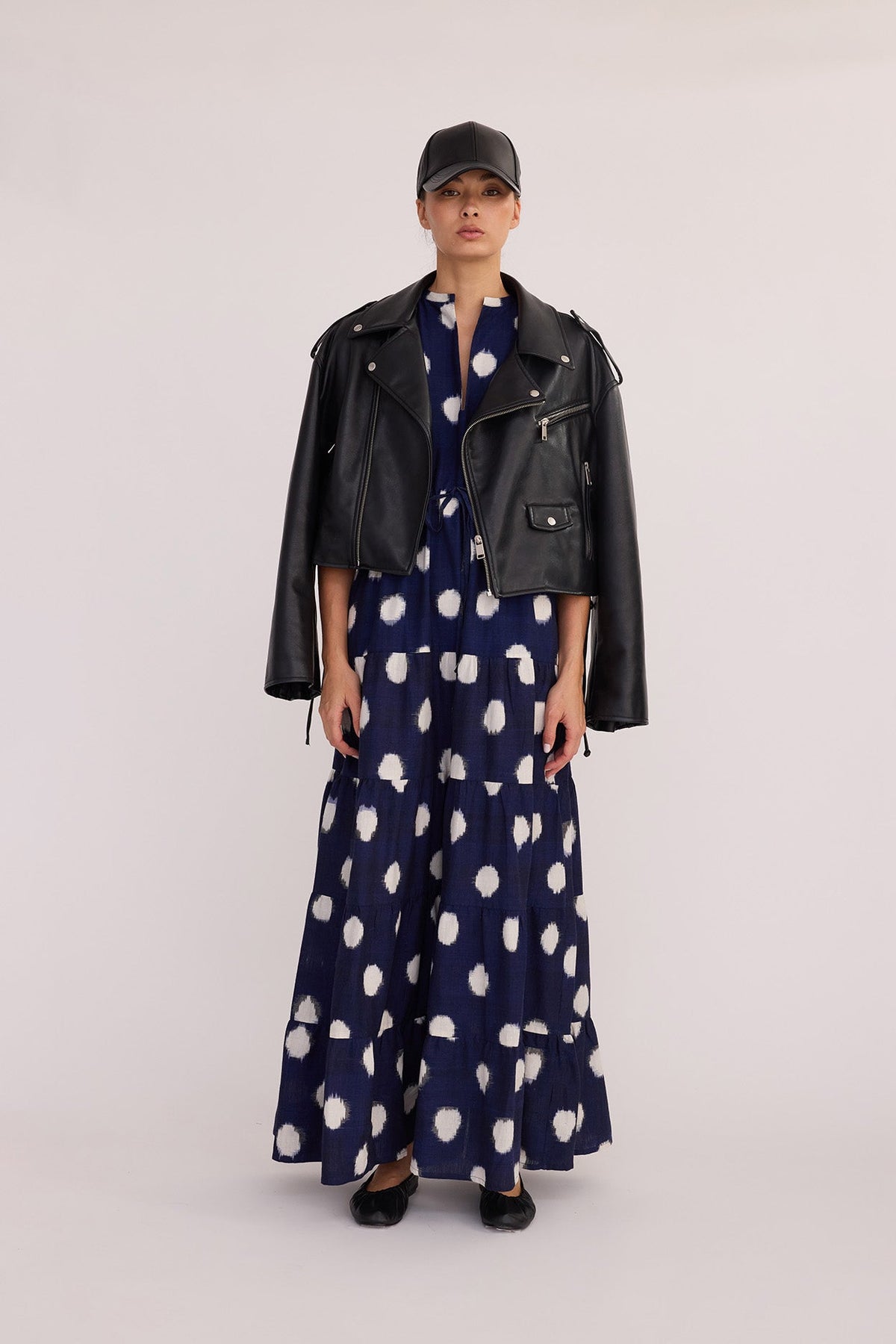 Midnight Dots Bikaner in S/M DARK BLUE - Sustainable Fashion by KLEED LOUNGEWEAR