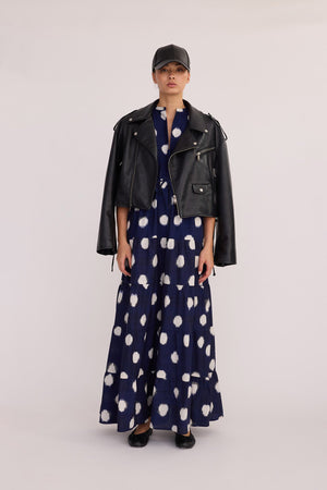 Midnight Dots Bikaner in S/M DARK BLUE - Sustainable Fashion by KLEED LOUNGEWEAR