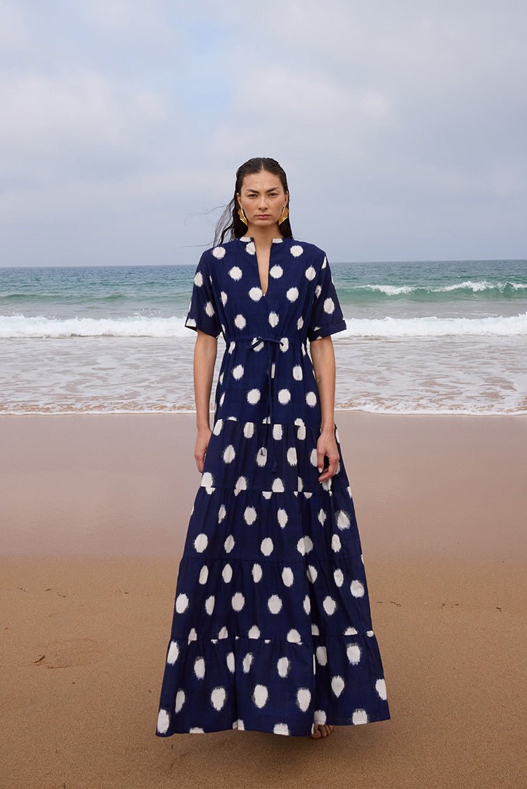 Midnight Dots Bikaner in S/M DARK BLUE - Sustainable Fashion by KLEED LOUNGEWEAR