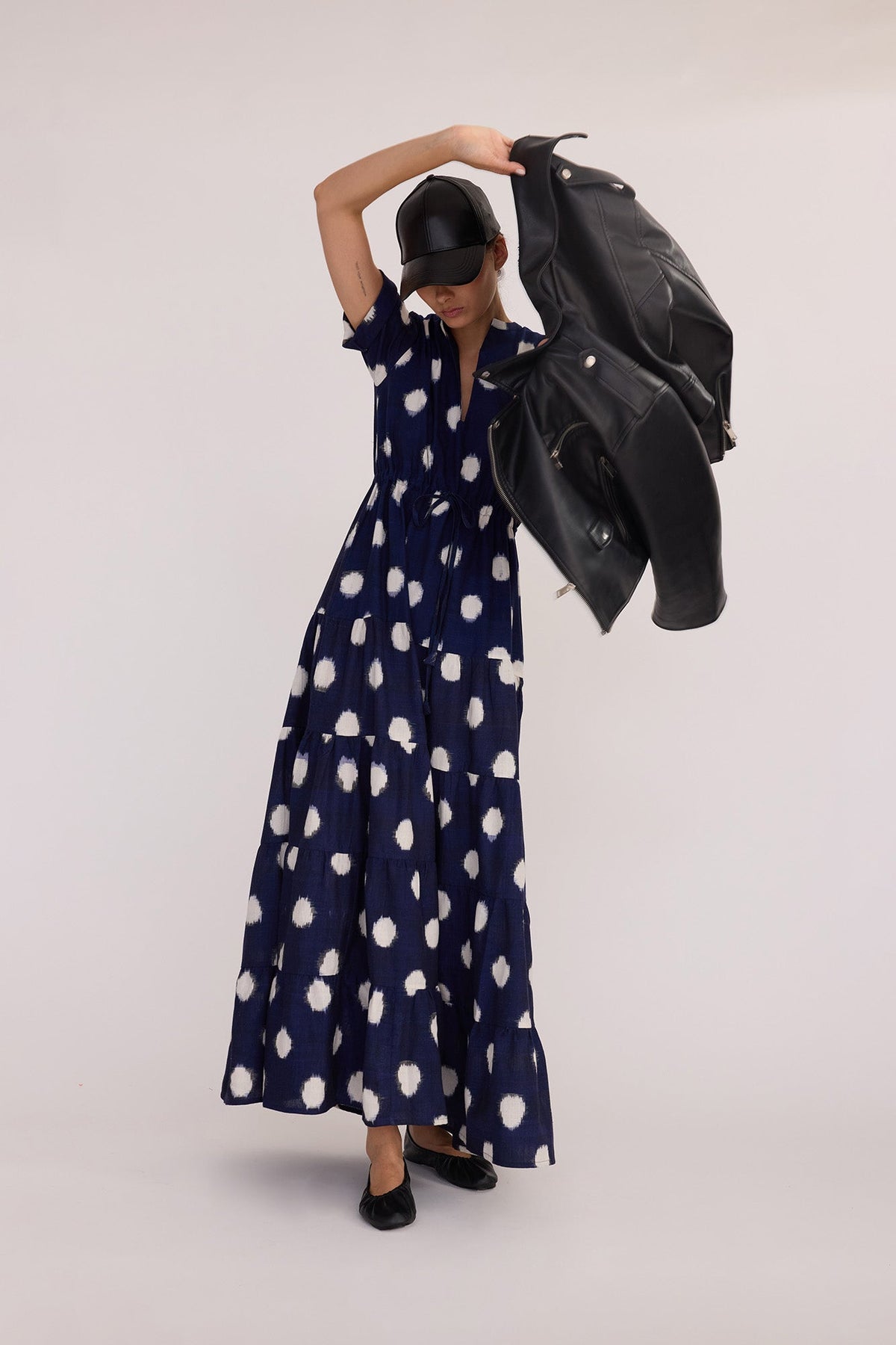 Midnight Dots Bikaner in S/M DARK BLUE - Sustainable Fashion by KLEED LOUNGEWEAR