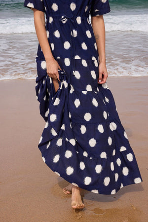 Midnight Dots Bikaner in S/M DARK BLUE - Sustainable Fashion by KLEED LOUNGEWEAR