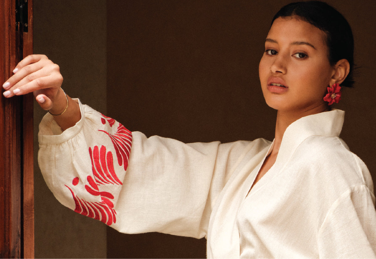 Natural Kandy Kimono Kleed