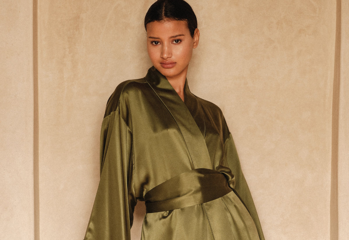 Jamun Khaki Robe Kleed