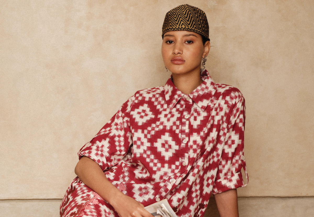 Geometric Red Shirt [KLEED]