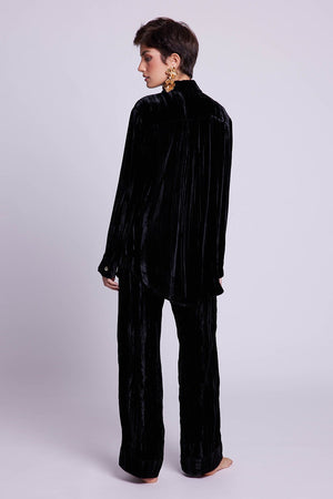 Peepal Black Pyjama in EXTRA SMALL BLACK - Sustainable Fashion by KLEED LOUNGEWEAR