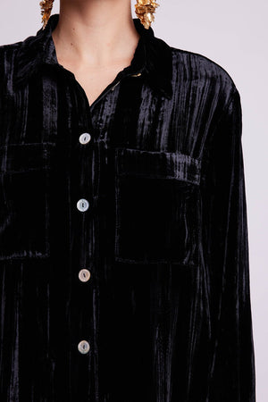 Peepal Black Pyjama in EXTRA SMALL BLACK - Sustainable Fashion by KLEED LOUNGEWEAR