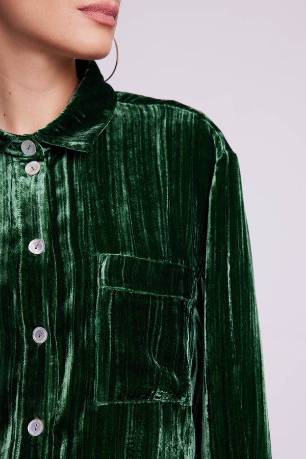 Peepal Green Pyjama in EXTRA SMALL GREEN - Sustainable Fashion by KLEED LOUNGEWEAR