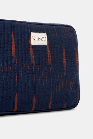 Brick Blues Midi Pouch in ONE SIZE DARK BLUE - Sustainable Fashion by KLEED LOUNGEWEAR