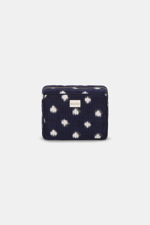 Midnight Dots Midi Pouch in ONE SIZE DARK BLUE - Sustainable Fashion by KLEED LOUNGEWEAR