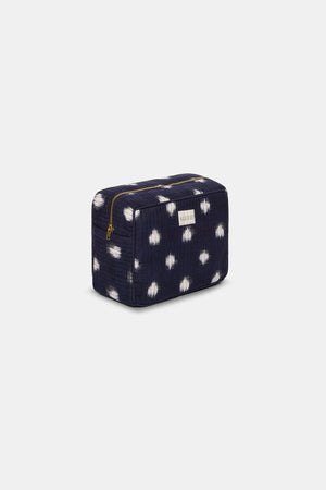 Midnight Dots Midi Pouch in ONE SIZE DARK BLUE - Sustainable Fashion by KLEED LOUNGEWEAR