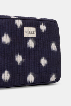 Midnight Dots Midi Pouch in ONE SIZE DARK BLUE - Sustainable Fashion by KLEED LOUNGEWEAR