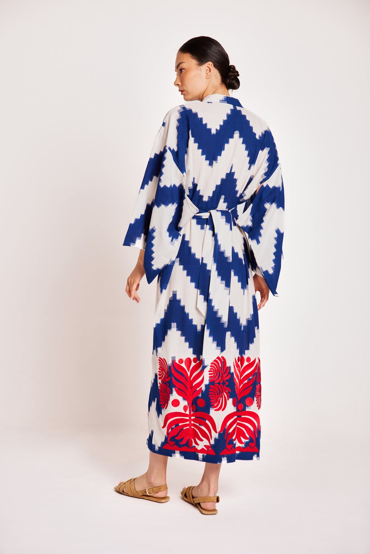 Jain Blue Kimono in XS/S BLUE - Sustainable Fashion by KLEED LOUNGEWEAR