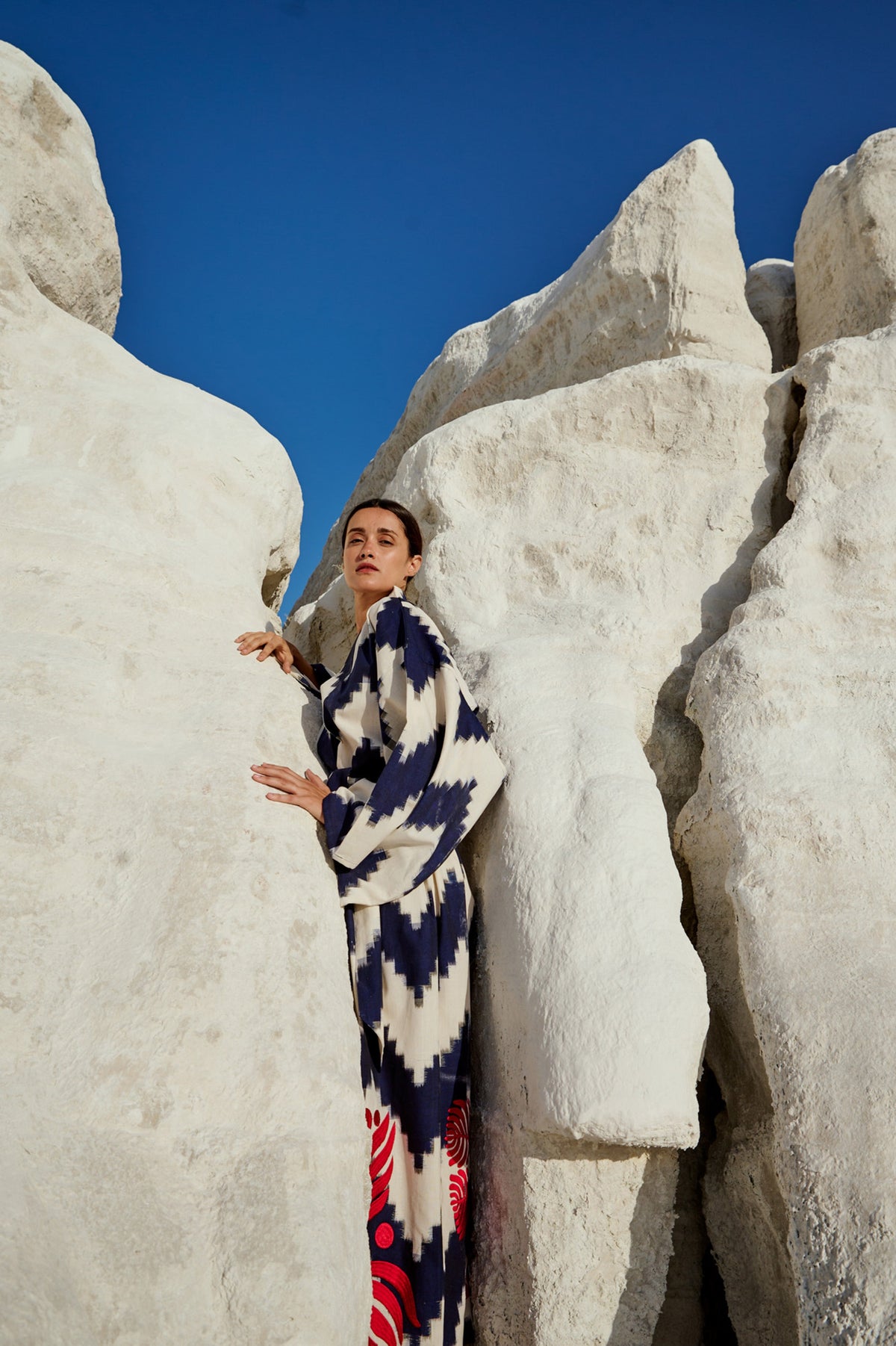 Jain Blue Kimono in XS/S BLUE - Sustainable Fashion by KLEED LOUNGEWEAR