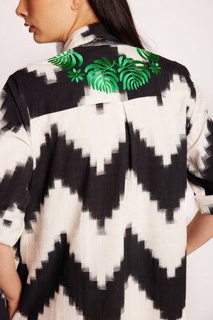 Madu Black Chemisier in S/M BLACK - Sustainable Fashion by KLEED LOUNGEWEAR