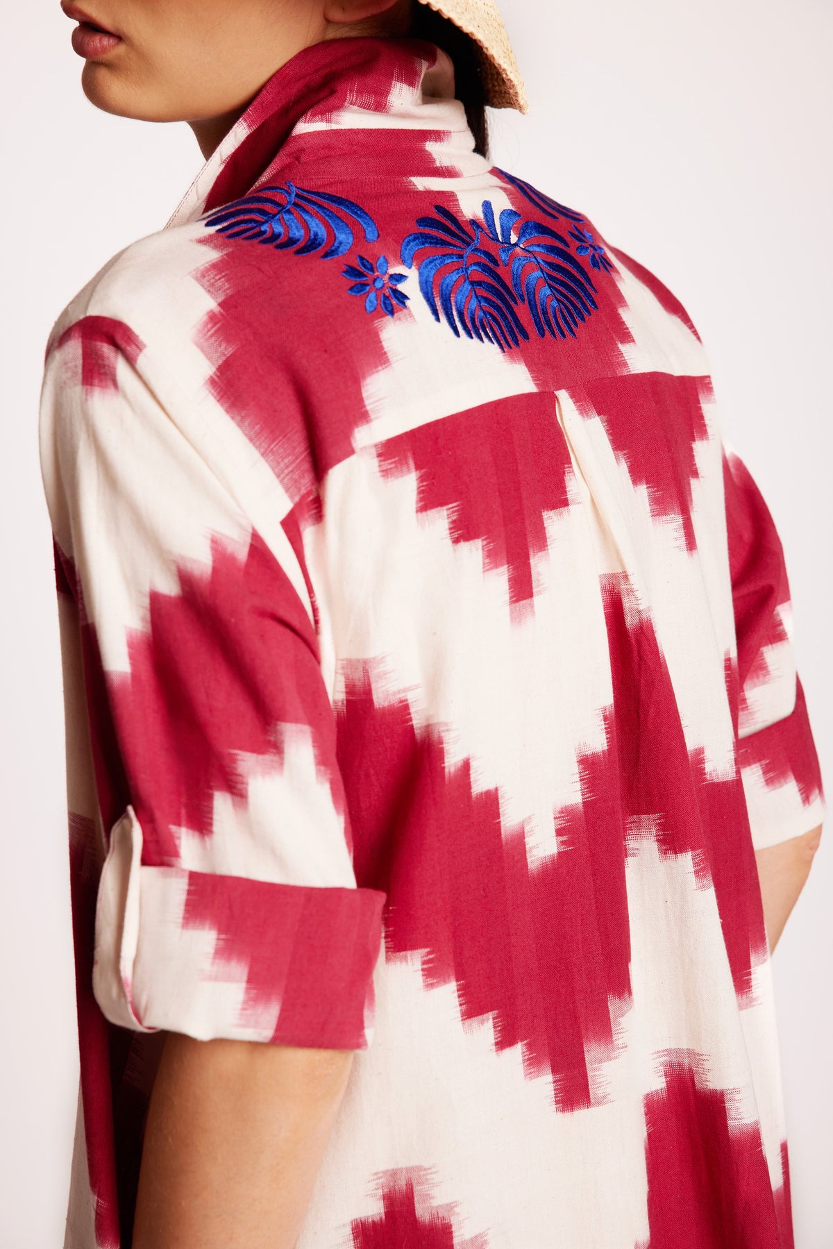 Madu Red Chemisier in S/M RED - Sustainable Fashion by KLEED LOUNGEWEAR