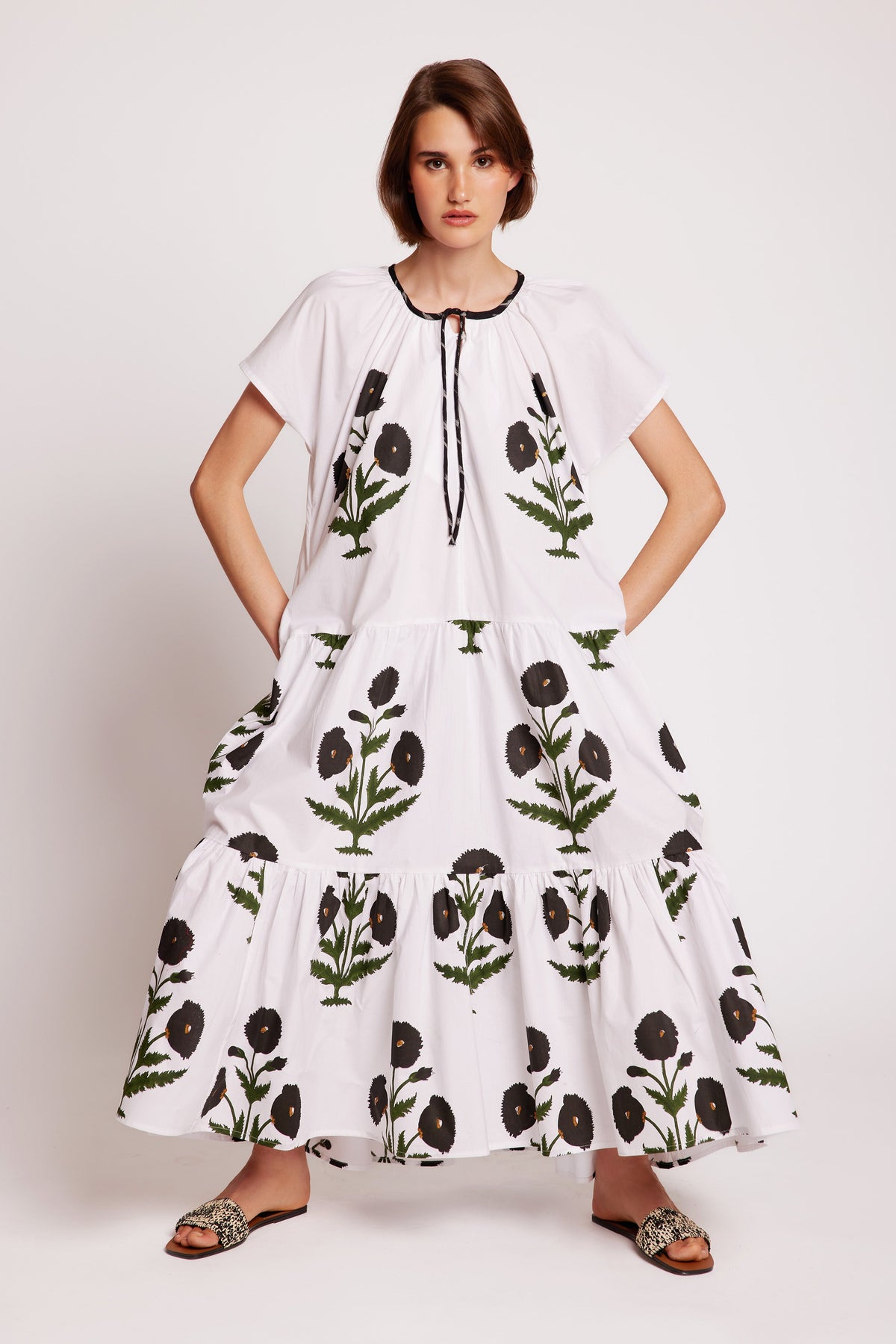 Poppy Black Maxi Dress in S/M BLACK - Sustainable Fashion by KLEED LOUNGEWEAR