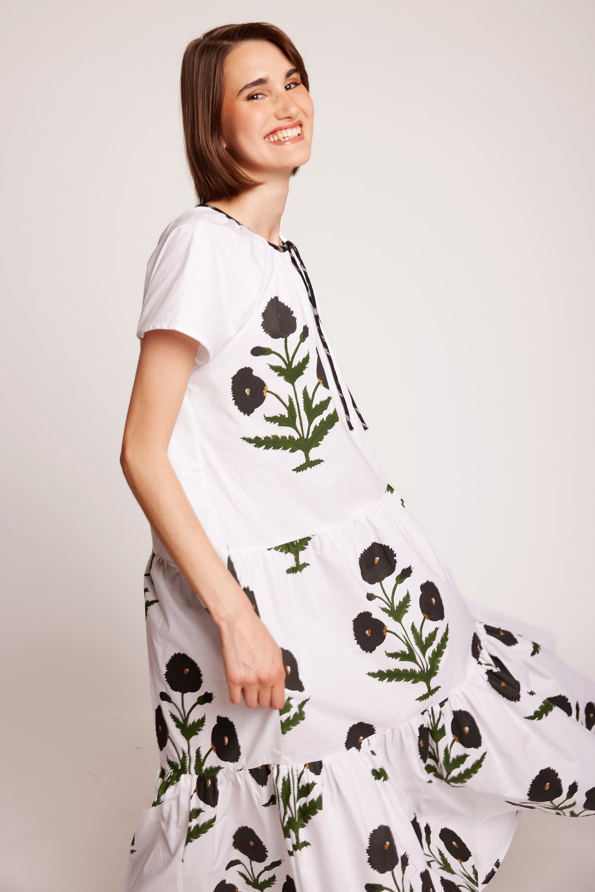 Poppy Black Maxi Dress in S/M BLACK - Sustainable Fashion by KLEED LOUNGEWEAR
