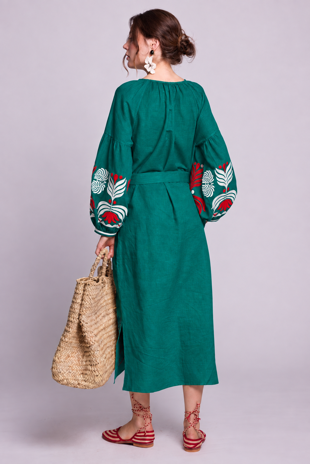 Portofino Teal Kaftan