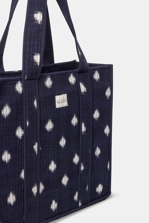 Midnight Dots Tote Bag in ONE SIZE DARK BLUE - Sustainable Fashion by KLEED LOUNGEWEAR