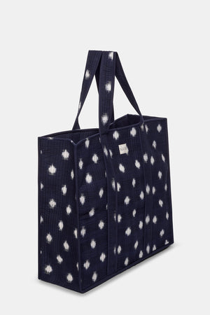 Midnight Dots Weekender in ONE SIZE DARK BLUE - Sustainable Fashion by KLEED LOUNGEWEAR