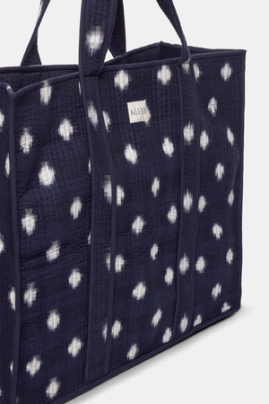 Midnight Dots Weekender in ONE SIZE DARK BLUE - Sustainable Fashion by KLEED LOUNGEWEAR