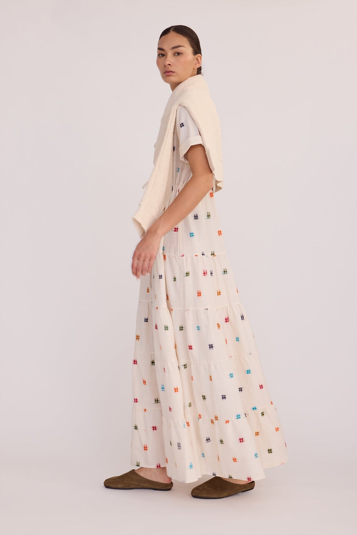Rainbow Bikaner in S/M WHITE - Sustainable Fashion by KLEED LOUNGEWEAR